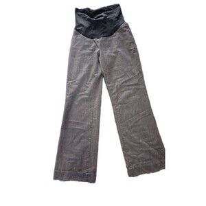 Motherhood Maternity  Pull On Dress Pants Small Gray Occupational Work Wear